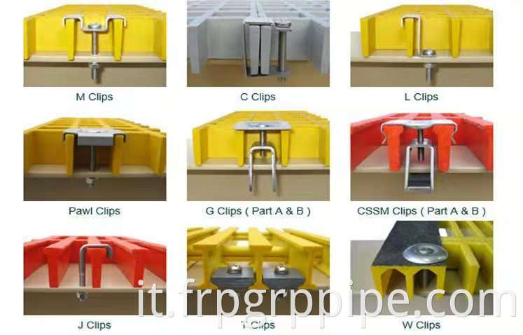 Reticoli anti-slip FRP GRP GRP Scale GRP gradini